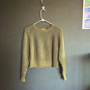 Cozy green sweater